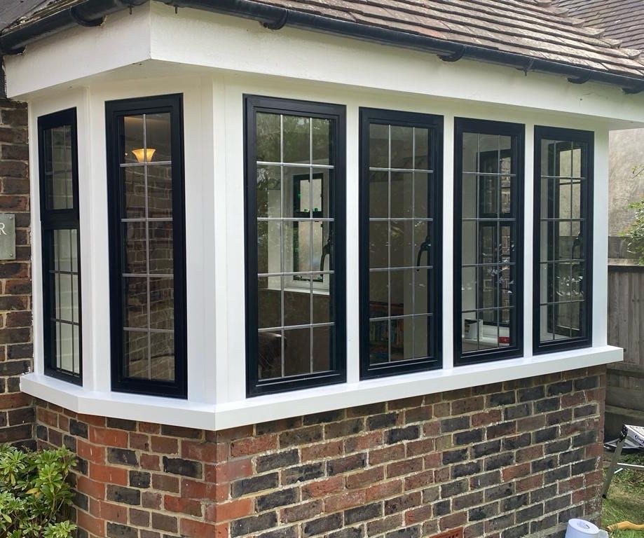 new bow and bay aluminium windows