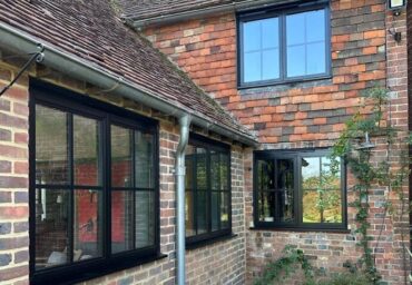 New black aluminium windows