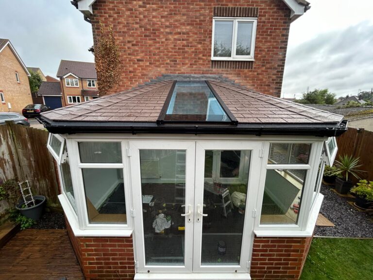 new installed replacement conservatory roof