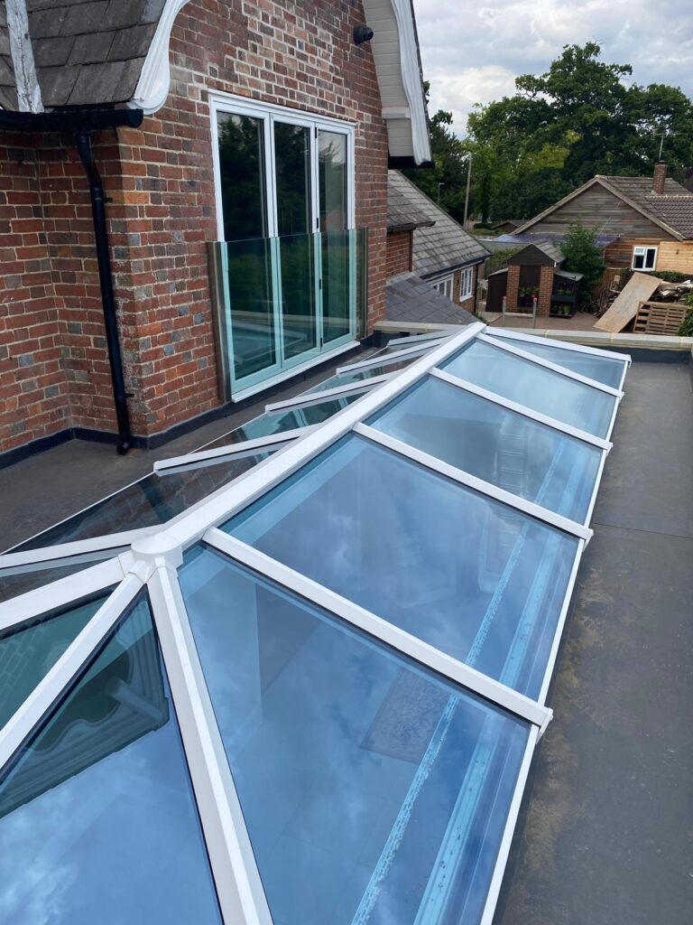 new roof lantern installed in eastbourne