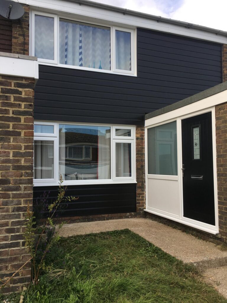 new cladding, door and windows installed in brighton