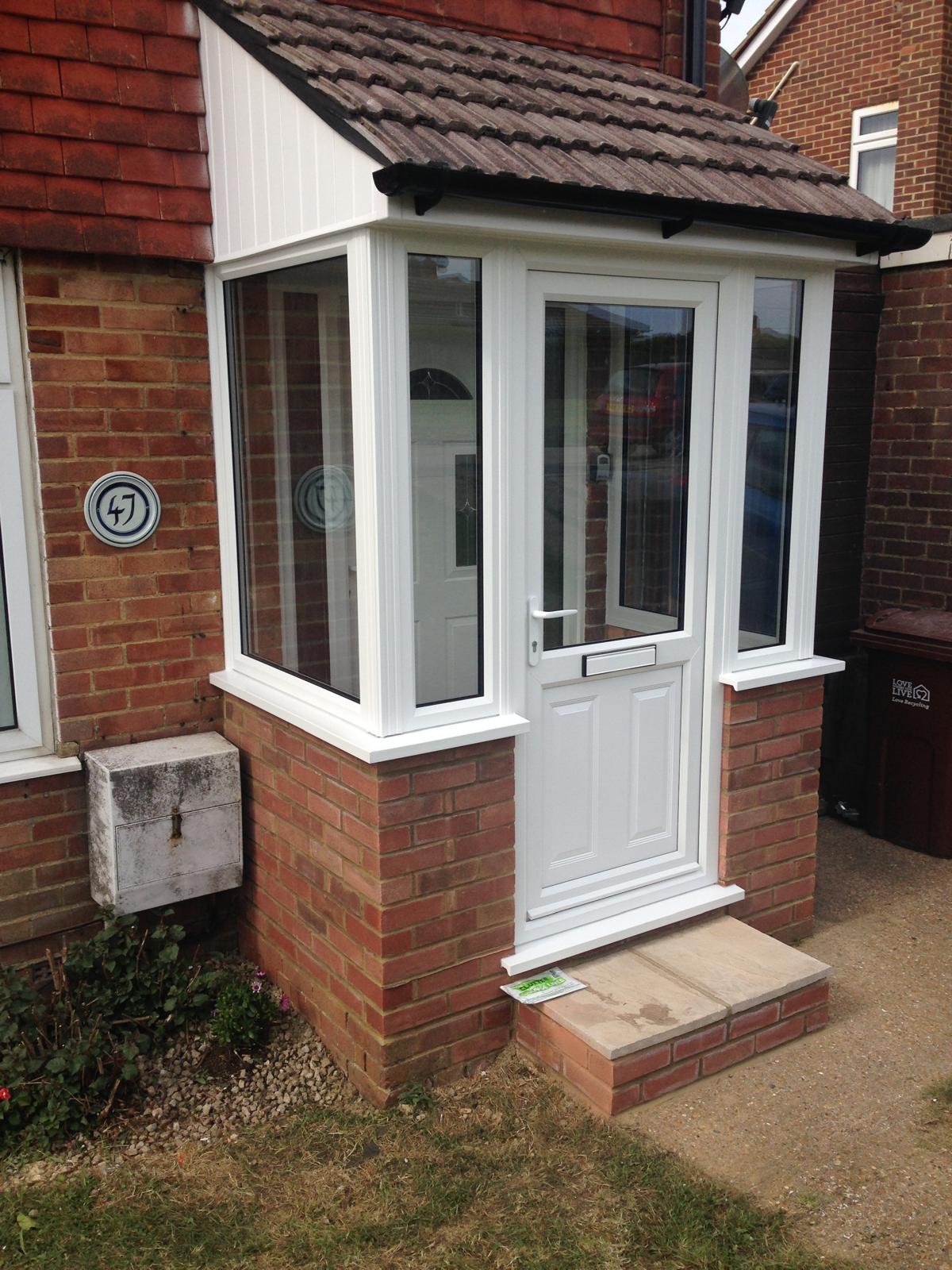 upvc windows and door took create a beautiful porch