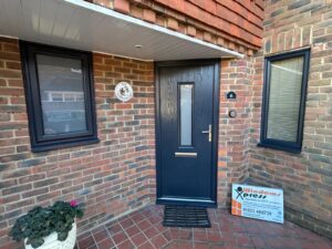 Composite door and upvc windows installed
