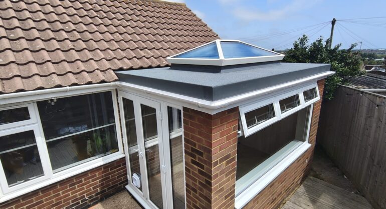 Flat Roof Extension with Lantern