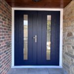 High-security Rock Composite Door with reinforced frame and multi-point locking system.